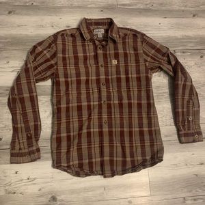 Carhartt Plaid Button Down Long Sleeve